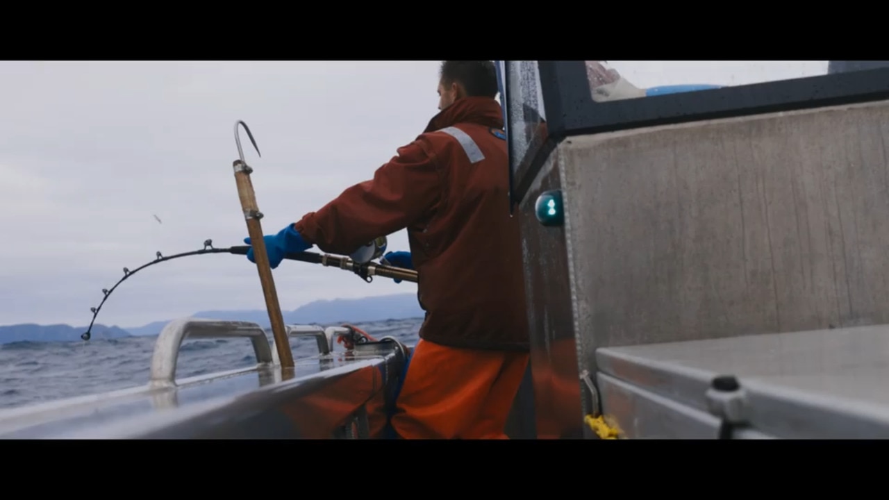 Jock Mure catches a southern bluefin tuna