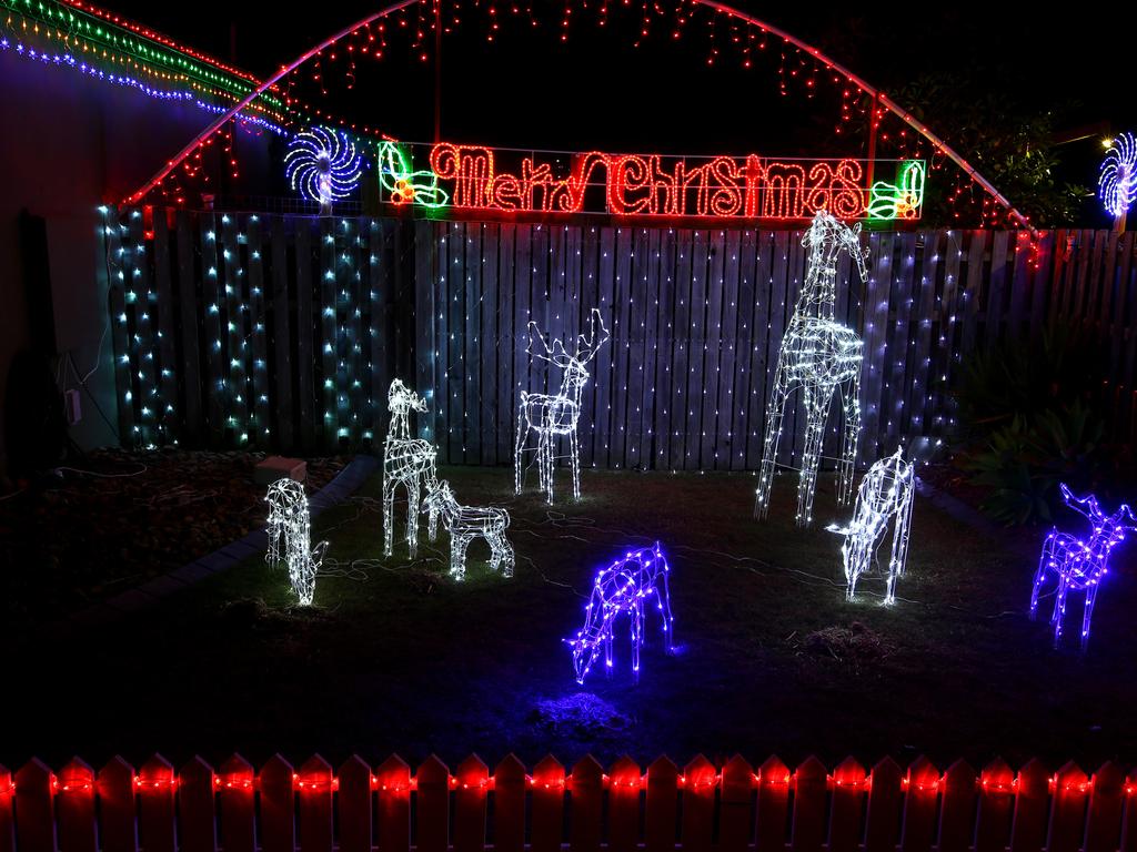 Christmas Light displays on the Gold Coast - Forest Oak Drive, Upper Coomera Photo: David Clark