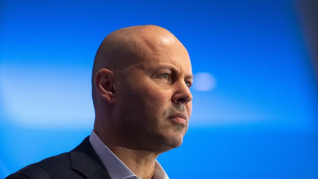 Josh Frydenberg at his campaign launch. Picture: NCA NewsWire /Brendan Beckett