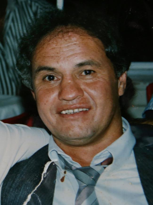 Eric Honeysett as a young man in the 1980s when he was framed by police.
