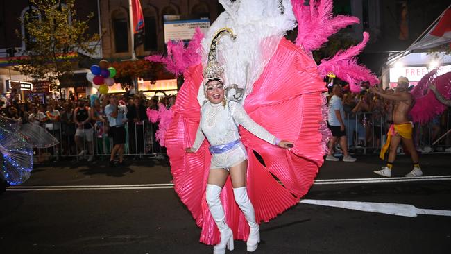 Revellers were dressed to the nines for World Pride. Picture: NCA NewsWire / Jeremy Piper