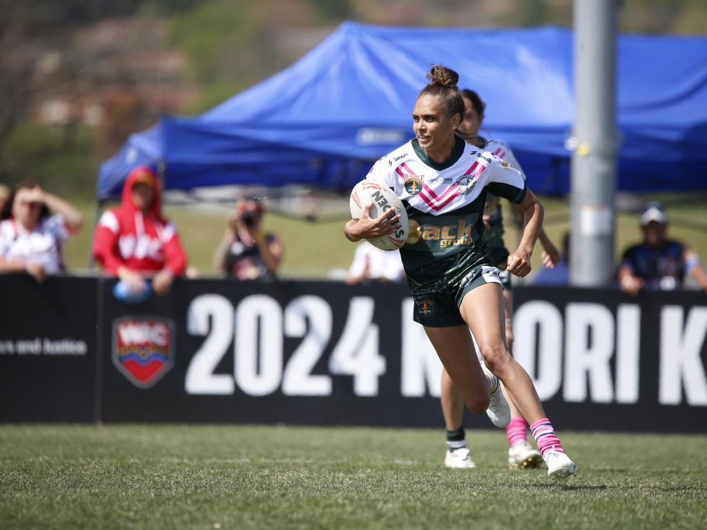 Koori Knockout - Day 4 Womens GF Redfern All Blacks v Bourke Warriors Monday, 7 October 2024 Hereford St, Bathurst NSW 2795, Australia, Picture Warren Gannon Photography