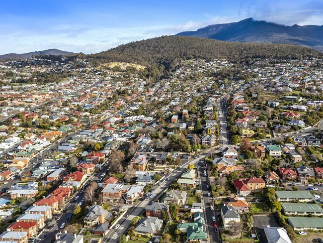 Hobart aerial. Picture: Supplied