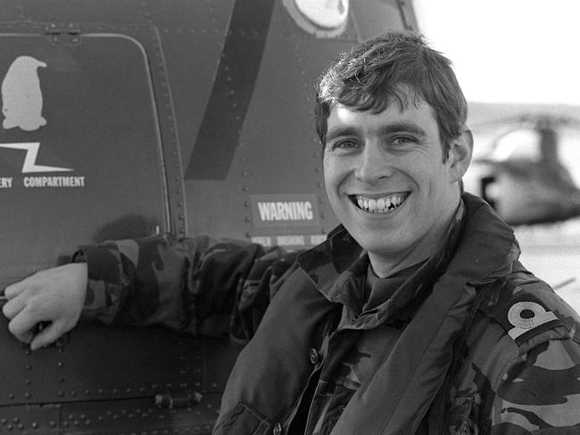 Prince Andrew went to the Falklands War. Picture: Alamy