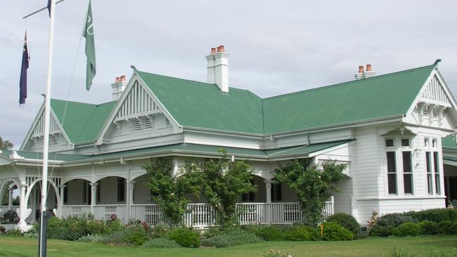 The five-seven bedroom restored homestead at Ruvigne was originally built in 1908.