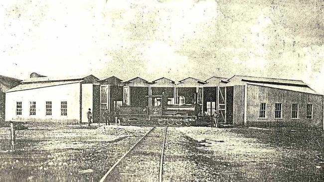 Rockhampton railway yards 1878. Picture: Contributed ROK280618railway2