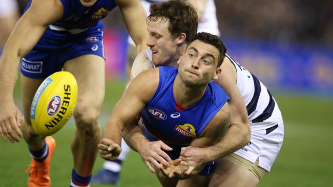 Will Luke Dahlhaus wear Cats colours in 2019? Picture: Michael Klein