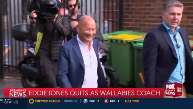 Eddie Jones QUITS as Wallabies coach