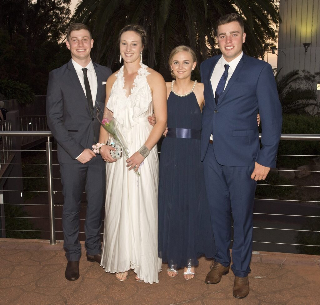 Jackson Stone, Maddy Lindemann, Sarah Sevil and Jack Patterson. Picture: Nev Madsen