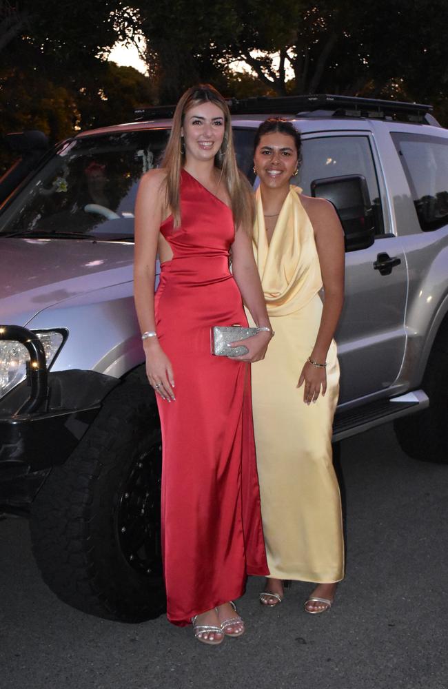 Students at Kawana Waters State College Year 12 formal 2024.