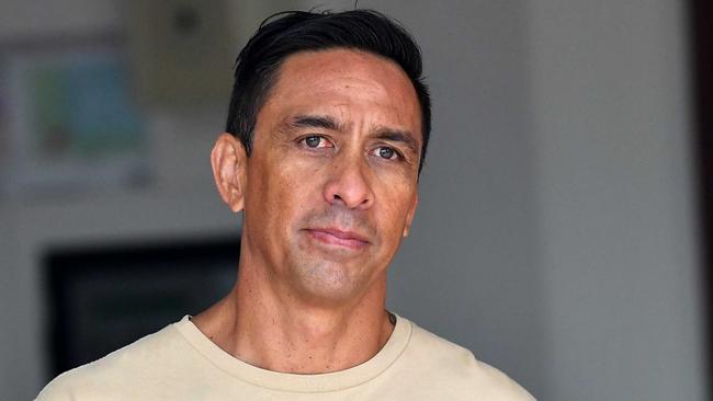 Israel Kani was fined $1500 for supplying a one gram bag of cocaine in 2020. (Pictured leaving Noosa Magistrates Court).