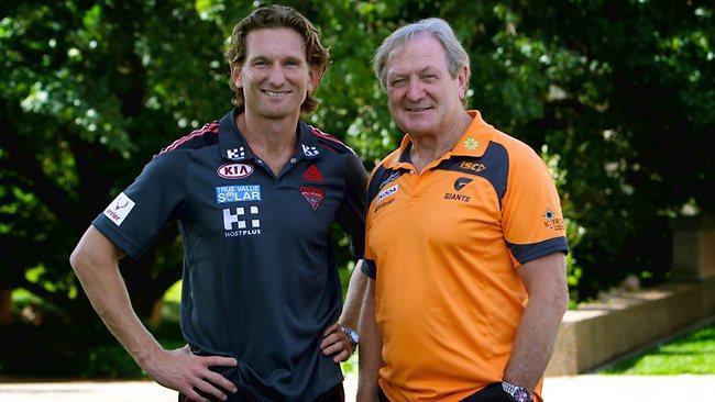 Kevin Sheedy and James Hird