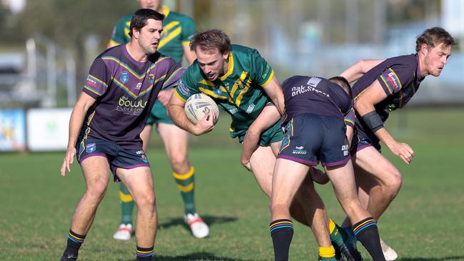Luke Toon bagged a double in the Hornets’ big win. Picture: DC Sports Photography