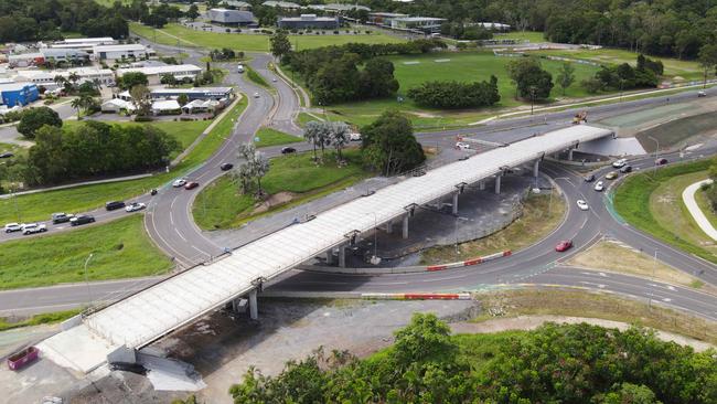 Construction works on the Smithfield Bypass. Picture: Brendan Radke