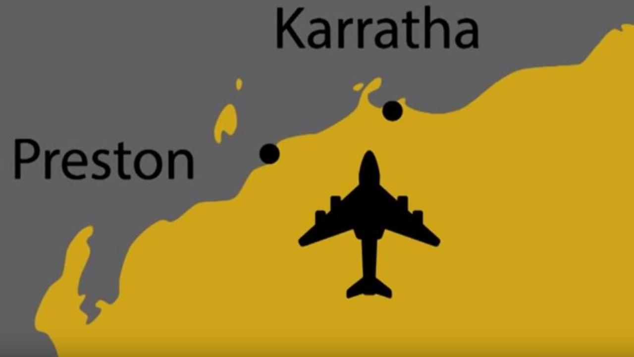 The remote airport is found in northwest Western Australia.