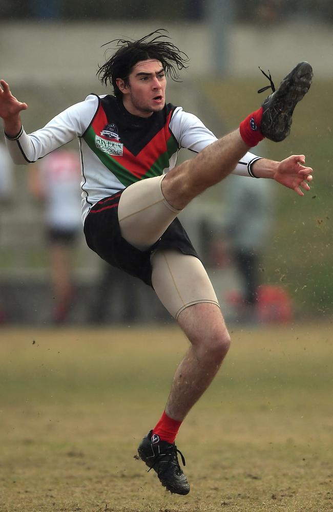 Daniel Foley and Aquinas have set a finals date in VAFA Division 3. Picture: Andy Brownbill