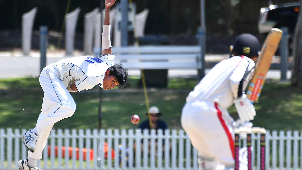 Toowoomba Grammar School bowler Thisaja Samarawickrama took two wickets again on Satiurday.. Picture, John Gass