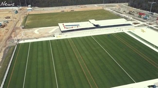 New grass and allweather pitches almost ready at Caboolture's new football ground.