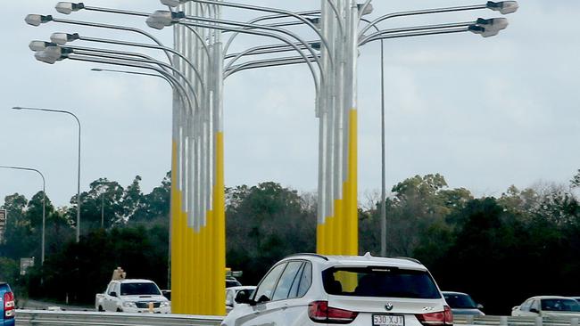 The M1 at the Yatala North . Picture Mike Batterham