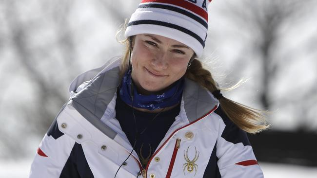 US skier Mikaela Shiffrin. Picture: AP