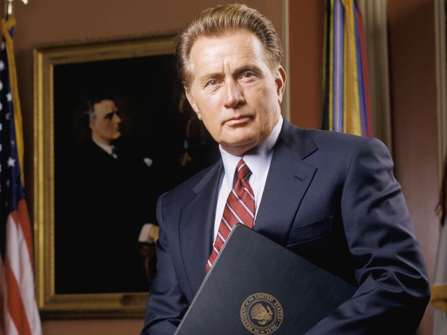 Actor Martin Sheen in a scene from TV show 'The West Wing'.