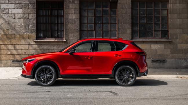 The CX-5 comes with a number of petrol engines. Photo: Supplied