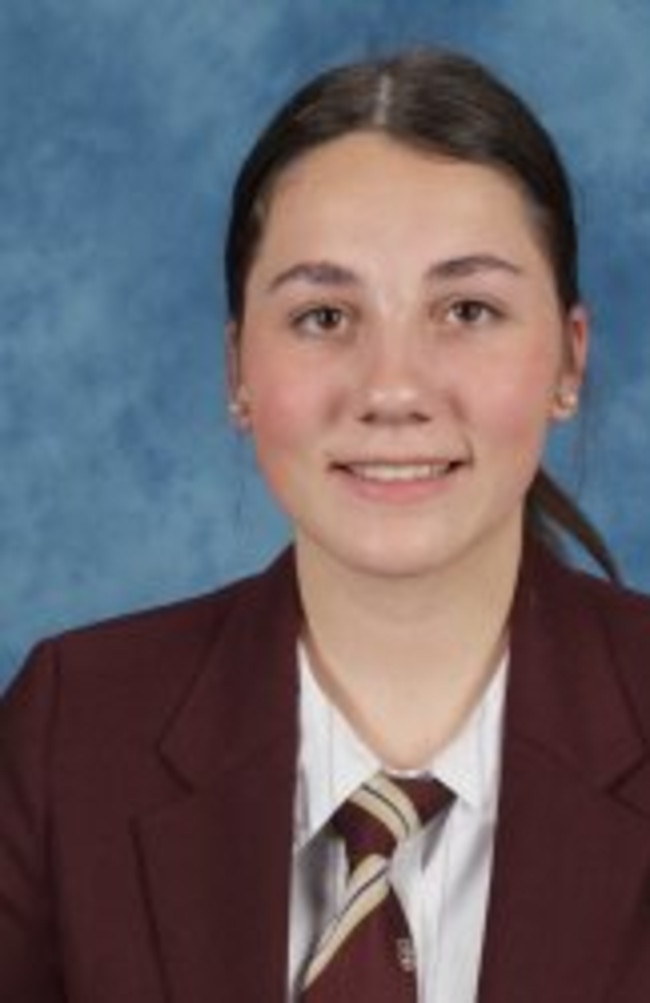 Lena Douchin, St Peters Lutheran College Springfield, high achiever.