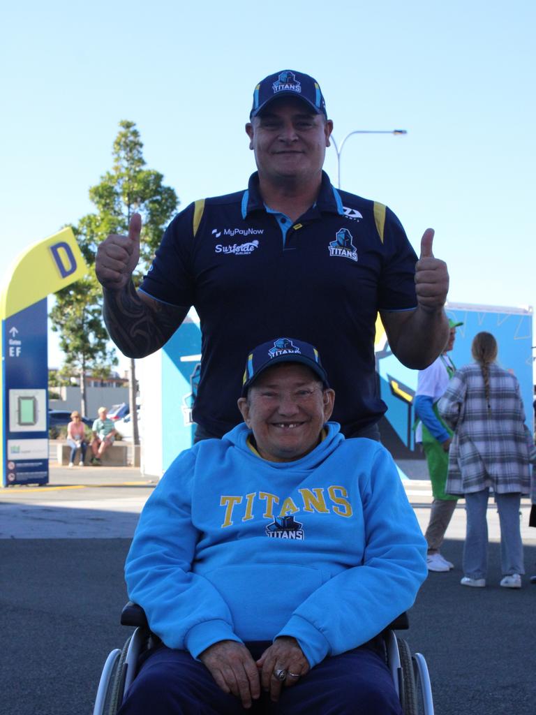 Gallery: Gold Coast Titans v South Sydney Rabbitohs mega NRL fan ...