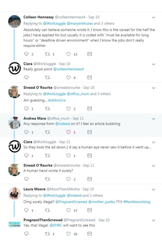 Some of the reaction to the ad on Twitter.