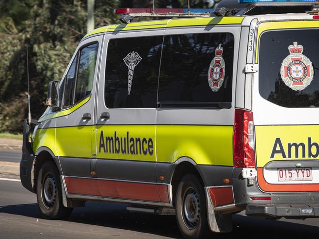 Generic ambulance, QAS, Queensland Ambulance Service, emergency services, Thursday, August 29, 2024. Picture: Kevin Farmer