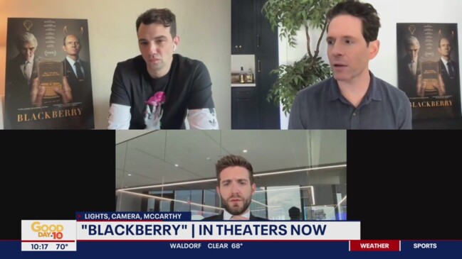 Glenn Howerton and Jay Baruchel talk new movie "BlackBerry"