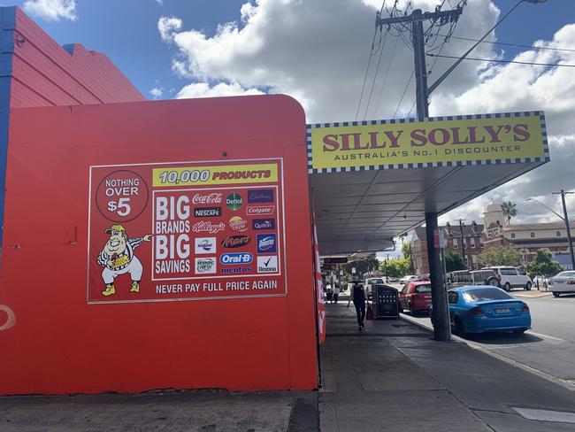 Silly Solly's discount store on Keen Street in Lismore was identified as a Covid-19 contact location. Picture: Liana Boss