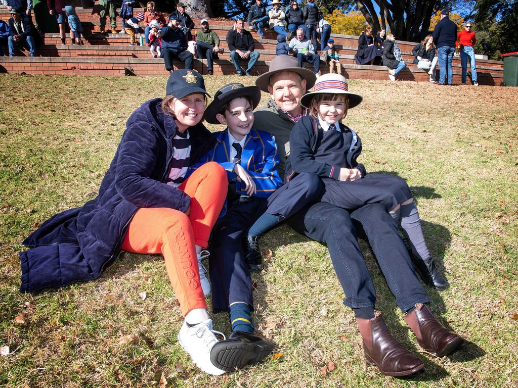 Lisa, Darcy, Todd and Nellie Walters.Toowoomba Grammar School and Downlands College rugby. The annual O'Callaghan Cup was held at Toowoomba Grammar. Saturday August 19, 2023