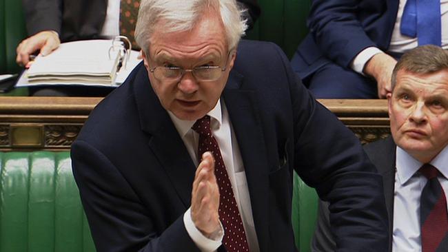 UK Brexit Minister David Davis. Picture: AFP/PRU