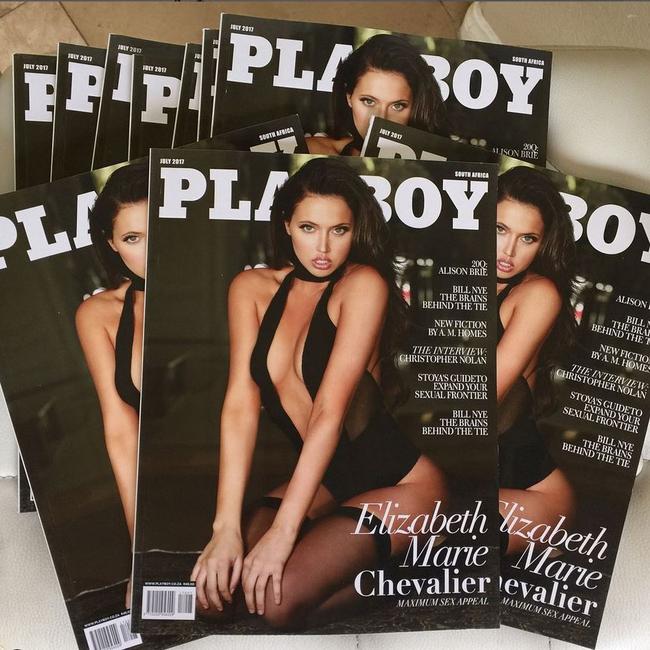 The influencer on the cover of Playboy. Picture: Elizabeth Marie Chevalier/Instagram