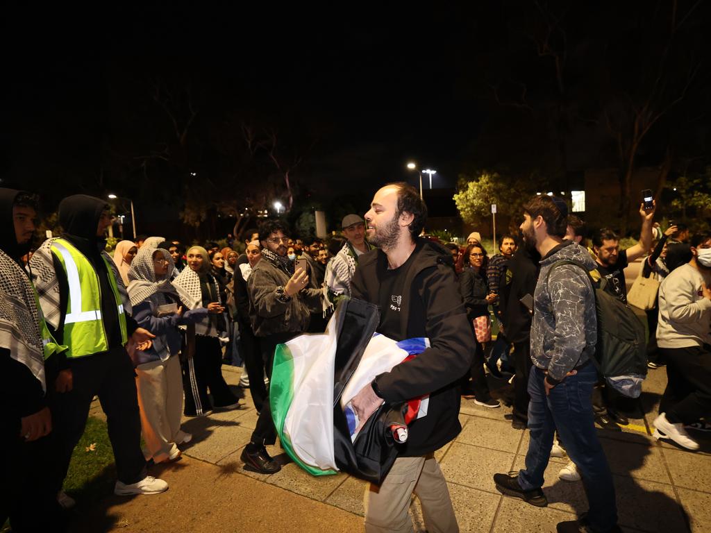 Pro-Palestine protesters disrupt Israel event at Monash University ...