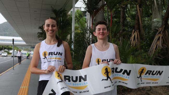 Cairns runners Clare Robertson and Luke Swindale will take on the inaugural Run Port Douglas when it makes it Port Douglas Gran Fondo debut in September 2025. Photo: Catherine Duffy.