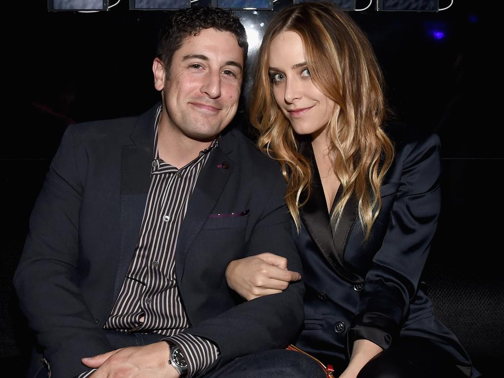 Biggs and wife Jenny Mollen. Picture: Michael Buckner/Getty Images for Samsung