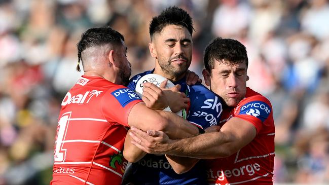 Shaun Johnson’s brain fade cost the Warriors (Photo by Bradley Kanaris/Getty Images)