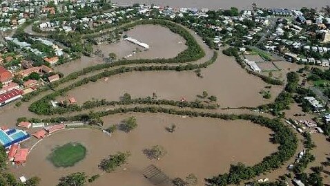 Both Churchie playing fields and East Brisbane FC were flooded.