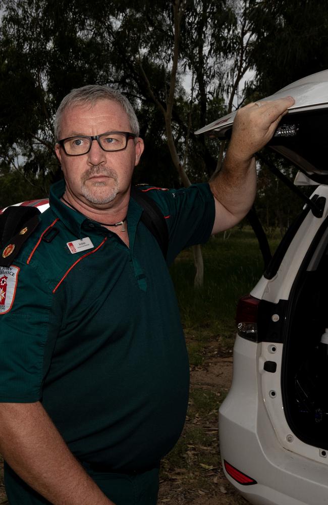 St John Ambulance NT Director Ambulance Services Andrew Thomas said ambulance response times had been hit by a myriad of different issues over the past 12 months. Picture: Liam Mendes / The Australian