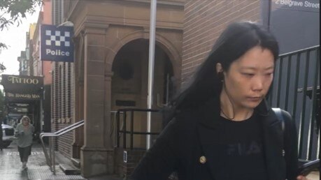 Jingjing Jin, 40, of Naremburn, outside Manly Local Court on Thursday, where she was convicted of high range drink driving after drinking two bottles of red wine. Picture: Manly Daily