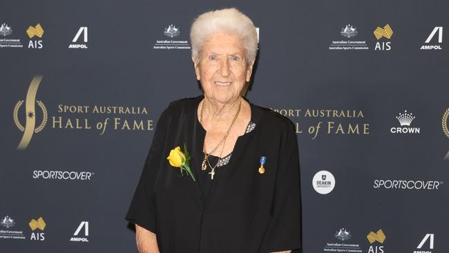 MELBOURNE, AUSTRALIA - NOVEMBER 18 2024Dawn Fraser attend the Sport Australia Hall of Fame night at Crown Palladium.Picture: Brendan Beckett