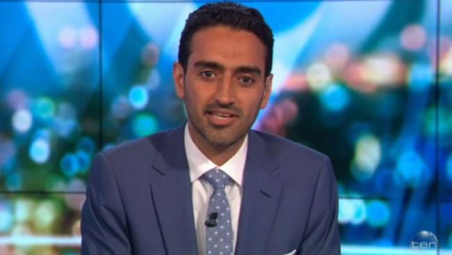 Waleed Aly has been sounded out by the AFL for his opinion on the state of the game. Picture: Channel 10