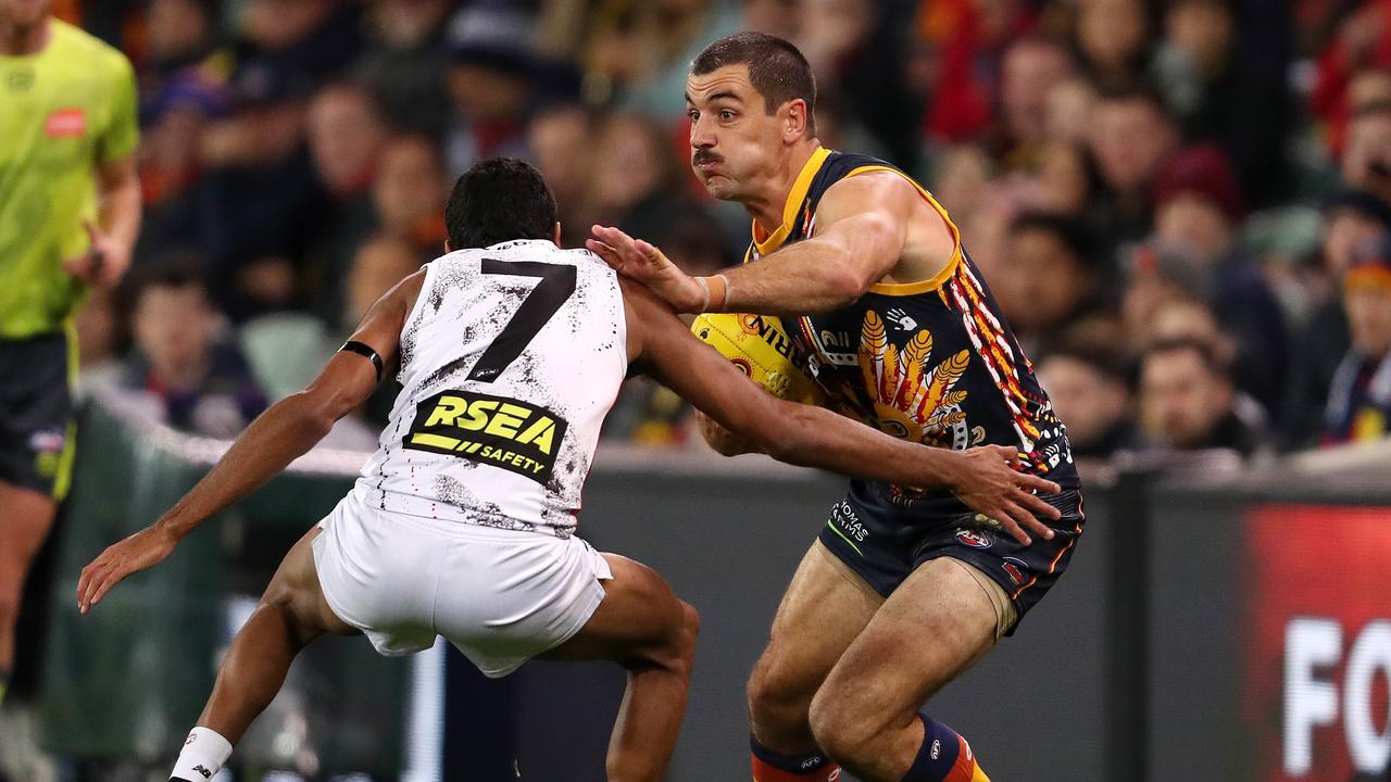 Adelaide great Taylor Walker is out of contract at the end of the season.