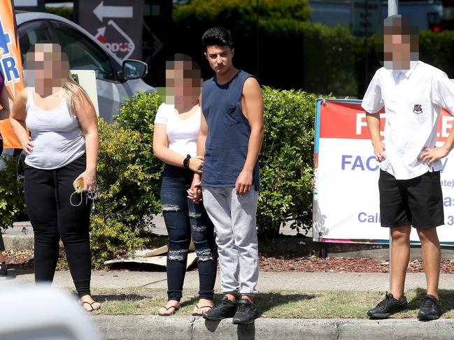 Former bikie boss Mahmoud 'Mick' Hawi’s eldest son Adam Hawi, 20, has been charged with a string of domestic violence charges. Pictured in 2018 after his father was killed. Picture: Toby Zerna