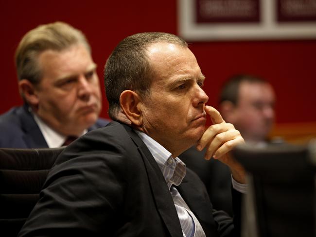 Privileges Committee Chair Stephen Lawrence sparked uproar among Opposition and crossbench MPs when he used his casting vote to break a deadlock in a committee vote. Picture: NewsWire / John Appleyard