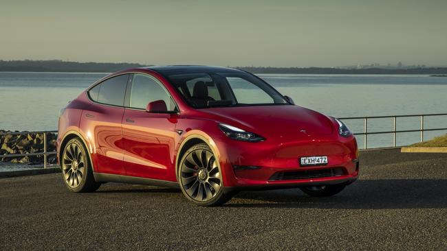 The Tesla Model Y is one of the best selling electric vehicles in Australia. Photo: Mark Bean.