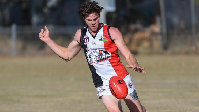 Luke Sicker has moved to South Mildura. He kicked 100 goals in a season for Brothers Bulldogs in 2018. Picture: Brian Cassidy