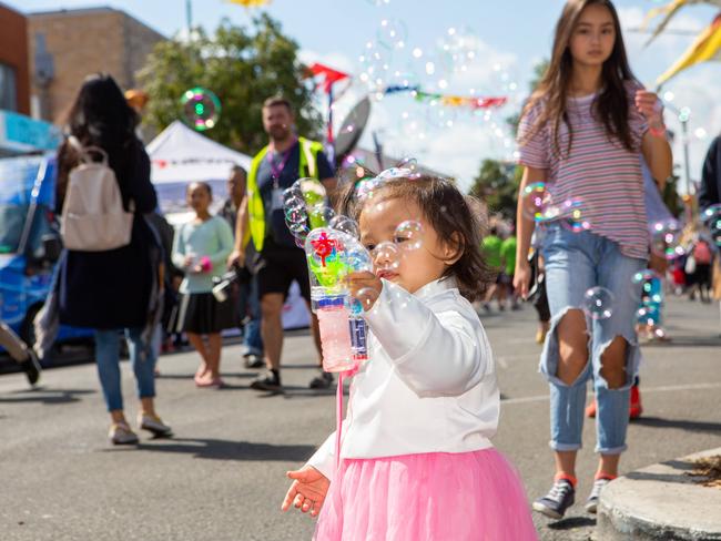 Isla (2) at the Cabramatta Moon Festival in 2018. Picture: Jordan Shields.